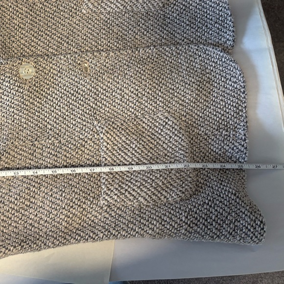 Betty Barclay Grey Tweed Knit Blazer Classic Two-Button Jacket - Picture 9 of 9